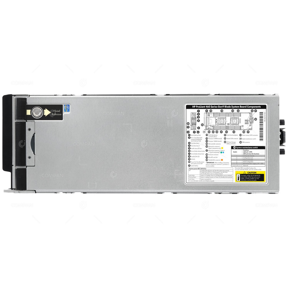 HPE C7000 16x BL460c Gen9 32x Xeon E5-2650 V4 3TB RAM Rails